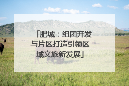 肥城：组团开发与片区打造引领区域文旅新发展
