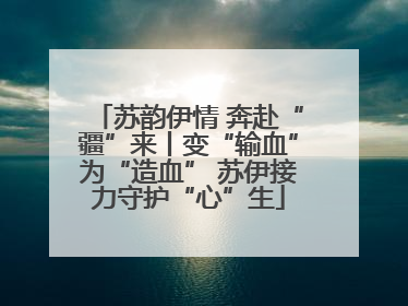 苏韵伊情 奔赴“疆”来丨变“输血”为“造血” 苏伊接力守护“心”生