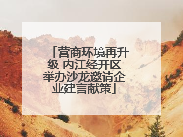营商环境再升级 内江经开区举办沙龙邀请企业建言献策