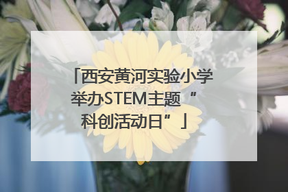 西安黄河实验小学举办STEM主题“科创活动日”