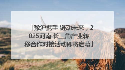 豫沪携手 链动未来，2025河南·长三角产业转移合作对接活动即将启幕