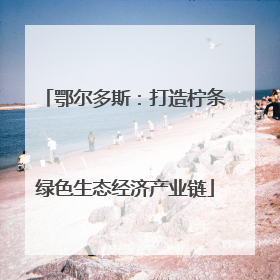 鄂尔多斯：打造柠条绿色生态经济产业链