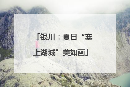 银川：夏日“塞上湖城”美如画