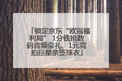 锁定京东“欧冠福利局” 1分钱抢数码音频豪礼、1元竞拍巨星亲签球衣