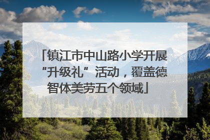 镇江市中山路小学开展“升级礼”活动，覆盖德智体美劳五个领域