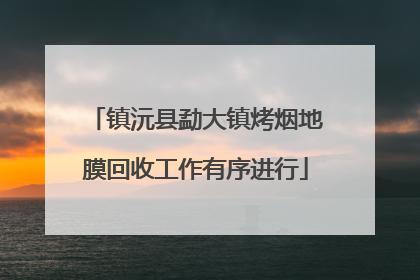 镇沅县勐大镇烤烟地膜回收工作有序进行