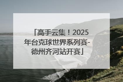 高手云集！2025年台克球世界系列赛-德州齐河站开赛