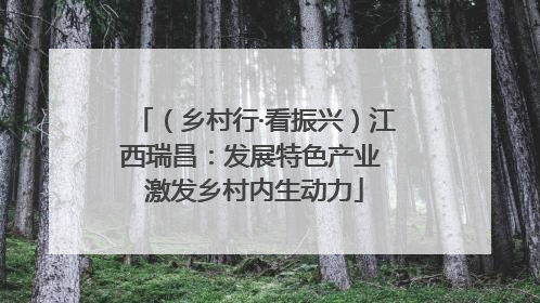 （乡村行·看振兴）江西瑞昌：发展特色产业 激发乡村内生动力
