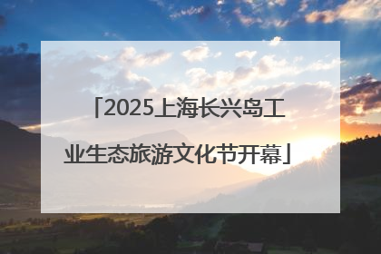 2025上海长兴岛工业生态旅游文化节开幕