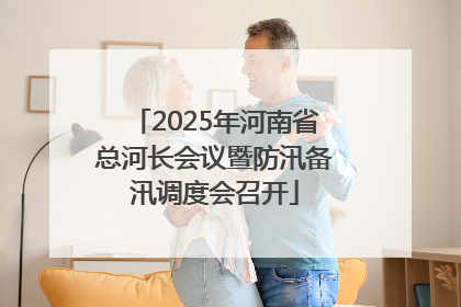 2025年河南省总河长会议暨防汛备汛调度会召开